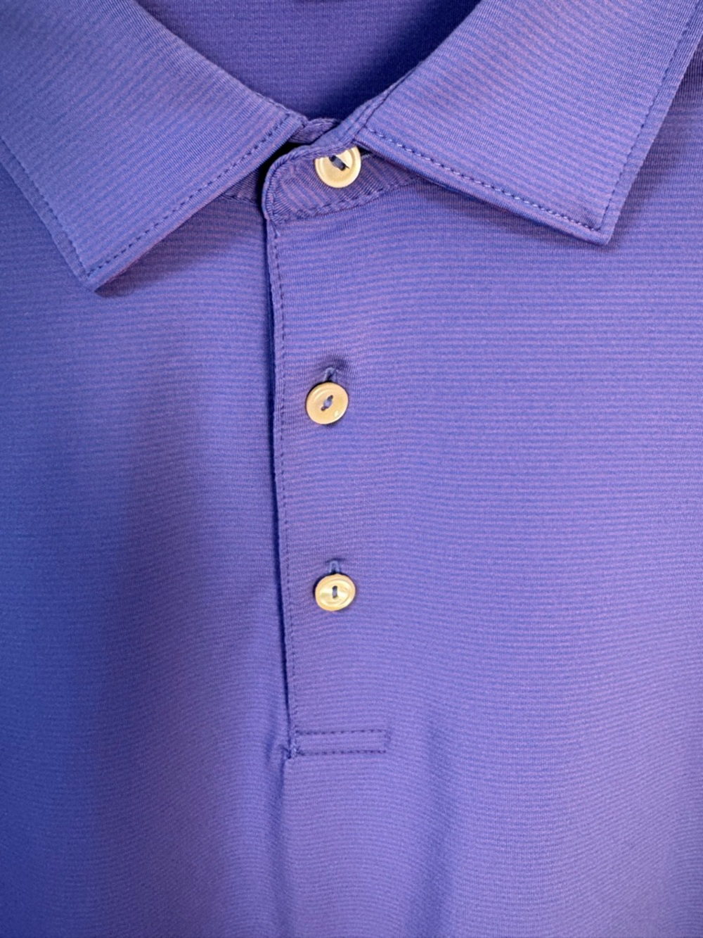 Peter Millar Men’s Summer Comfort Purple Performance Polo Golf Large - Picture 5 of 10